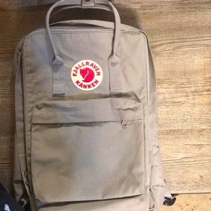 Grey 17” Kanken Backpack